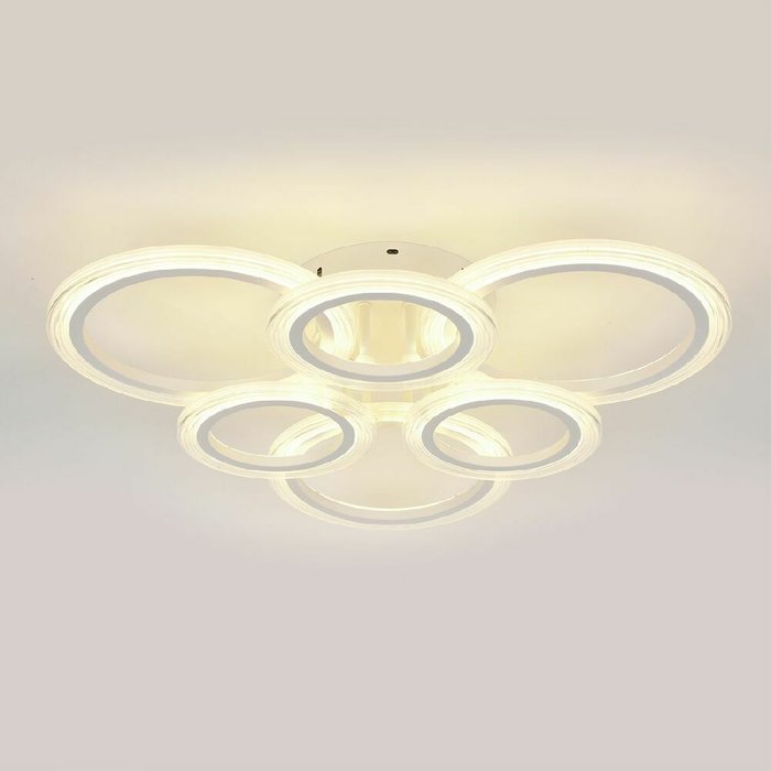Потолочная люстра Avani 10258/6LED (акрил, цвет белый) - купить Потолочные люстры по цене 7890.0 Потолочная люстра Avani 10258/6LED (акрил, цвет белый) - купить Потолочные люстры по цене 7890.0