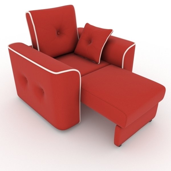 Кресло-кровать Navrik красного цвета - купить Интерьерные кресла по цене 9700.0