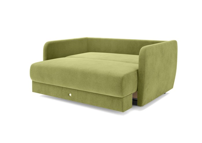Прямой диван-кровать зеленого цвета - купить Прямые диваны по цене 140000.0