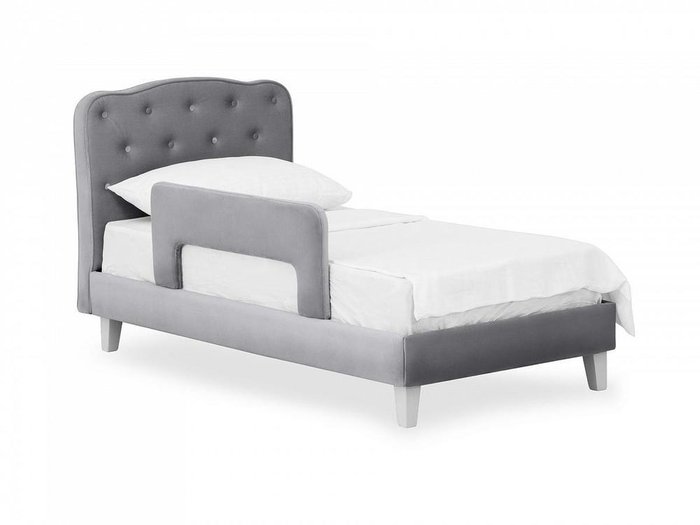 Кровать Candy 80х160 серого цвета - лучшие Одноярусные кроватки в INMYROOM