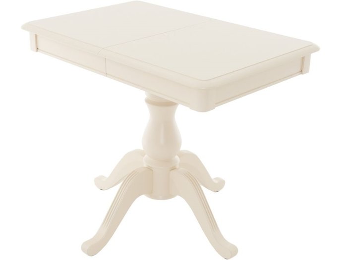 Стол раздвижной Фабрицио мини цвета слоновой кости - купить Обеденные столы по цене 25114.0