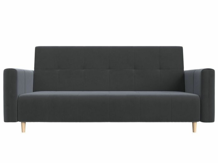 Прямой диван-кровать Вест серого цвета - купить Прямые диваны по цене 28999.0
