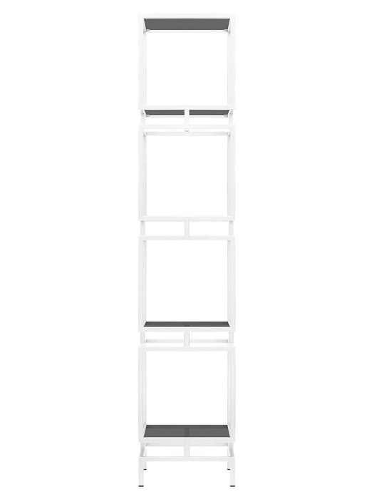 Стеллаж Cubic-4 белого цвета Стеллаж Cubic-4 белого цвета