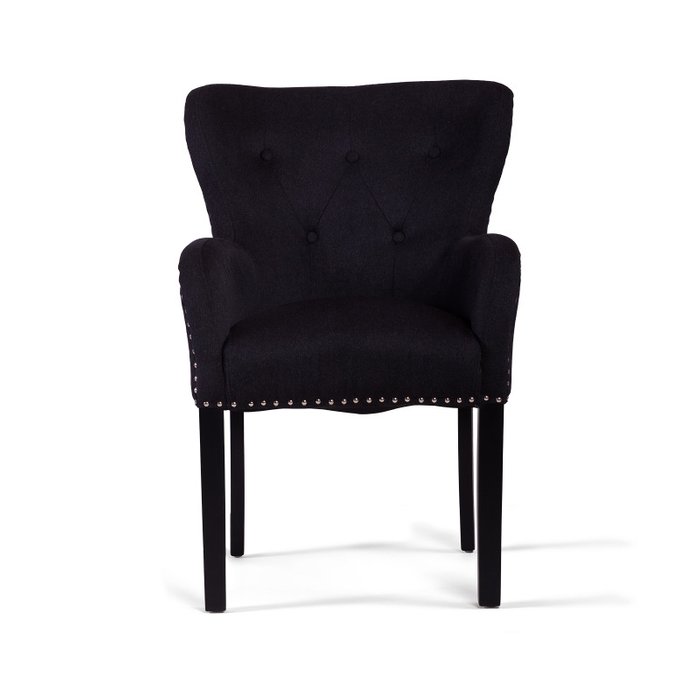 Полукресло Aunelly черного цвета - купить Интерьерные кресла по цене 18176.0