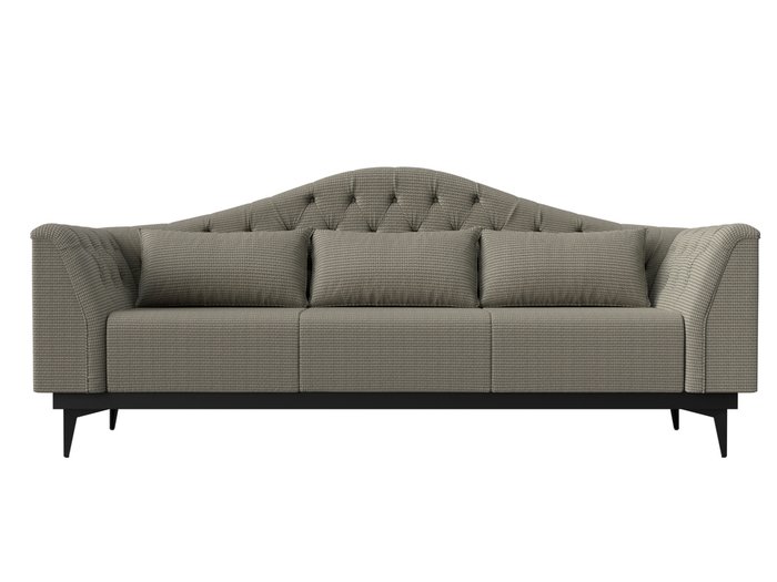 Прямой диван-кровать Флорида серо-бежевого цвета - купить Прямые диваны по цене 52999.0