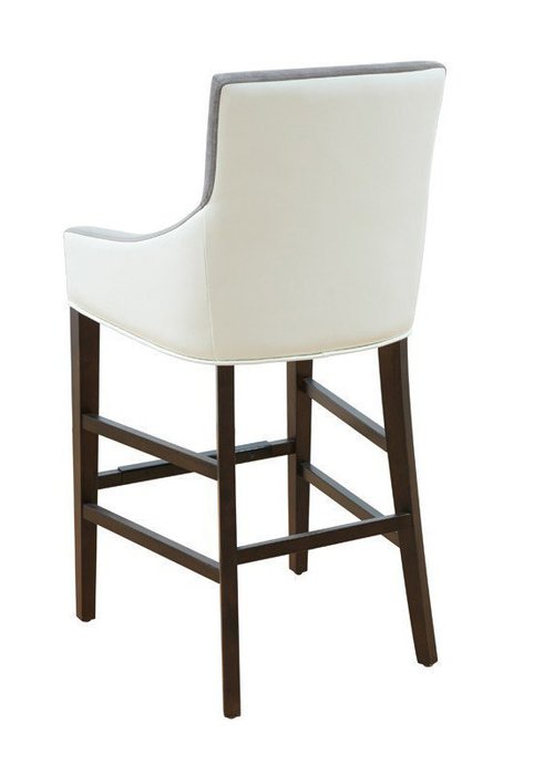 Барный Стул Longshot с обивкой из ткани серого цвета - лучшие Барные стулья в INMYROOM