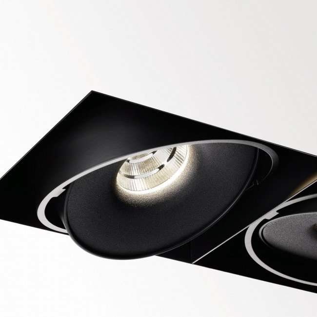 Встраиваемый светильник Delta Light GRID из алюминия серого цвета - купить Встраиваемые споты по цене 15910.0