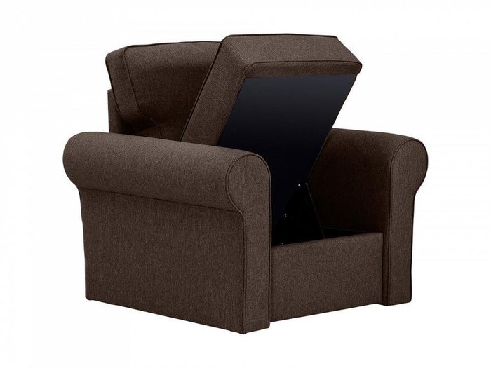 Кресло Murom темно-коричневого цвета - лучшие Интерьерные кресла в INMYROOM