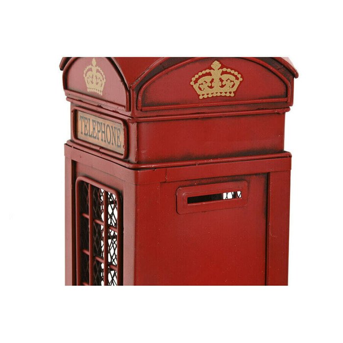 Kопилка Home ESPRIT Металл Vintage кабина 12 x 12 x 28,5 cm - лучшие Фигуры и статуэтки в INMYROOM