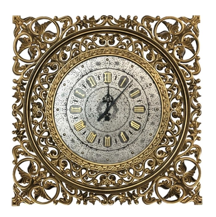 Настенные часы Viktor золотого цвета
