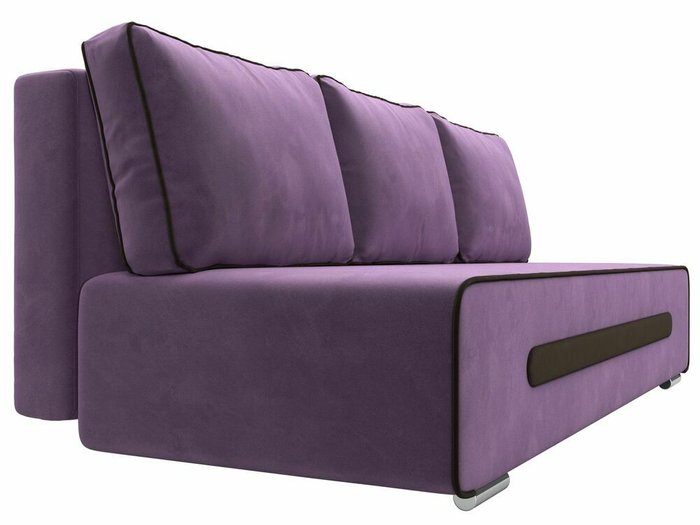 Прямой диван-кровать Приам сиреневого цвета - лучшие Прямые диваны в INMYROOM