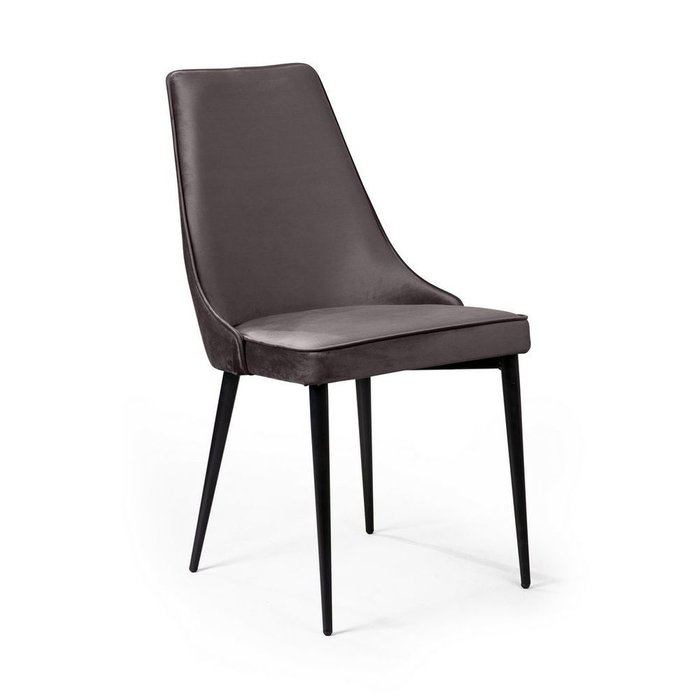 Комплект из четырех стульев Oliver цвета антрацит   - лучшие Обеденные стулья в INMYROOM