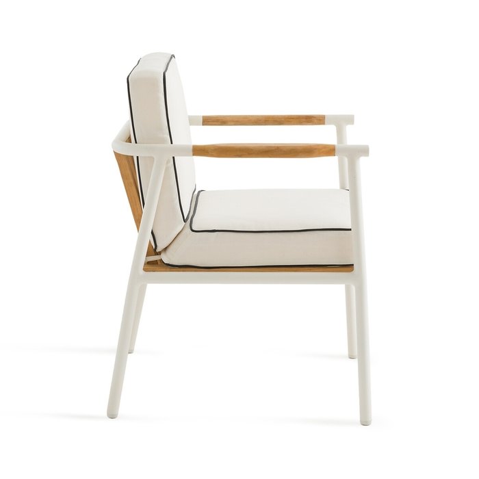 Кресло столовое для сада Isabbo белого цвета - лучшие Садовые кресла в INMYROOM