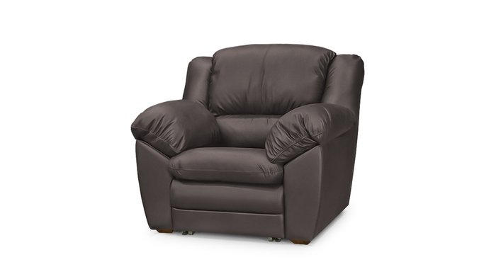Кресло-кровать Оберон темно-коричневого цвета