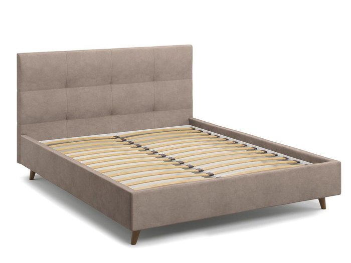 Кровать Garda 140х200 темно-бежевого цвета - купить Кровати для спальни по цене 32000.0