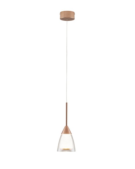 Подвесной светодиодный светильник Leina бронзового цвета