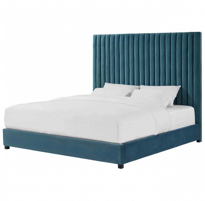 Кровать Mora цвета  морской волны  180х200 - купить Кровати для спальни по цене 102000.0