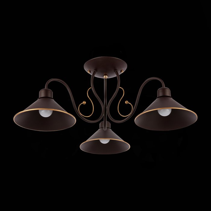  Светильник потолочный Ciolla Темно-коричневого цвета - лучшие Потолочные люстры в INMYROOM