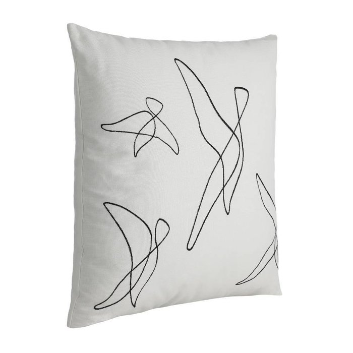 Подушка декоративная Chevery 45х45 белого цвета - купить Декоративные подушки по цене 4290