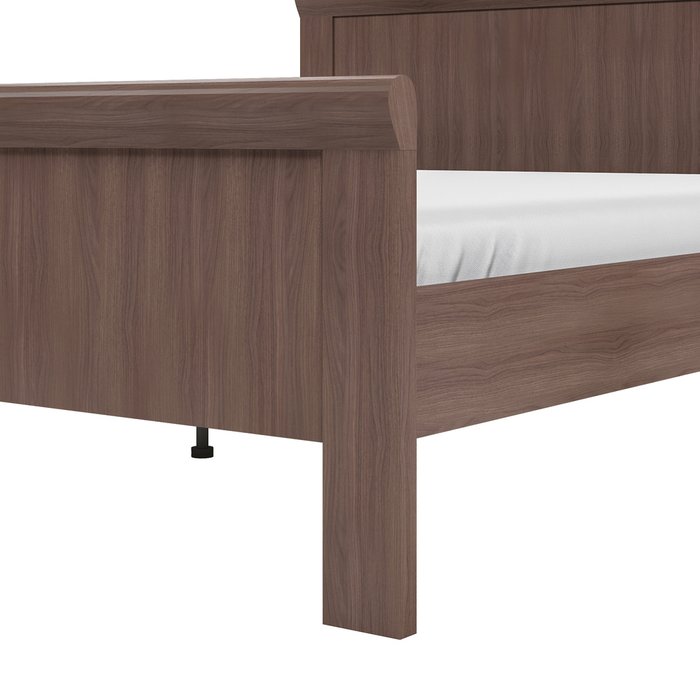 Кровать Магна 160х200 коричневого цвета - лучшие Кровати для спальни в INMYROOM
