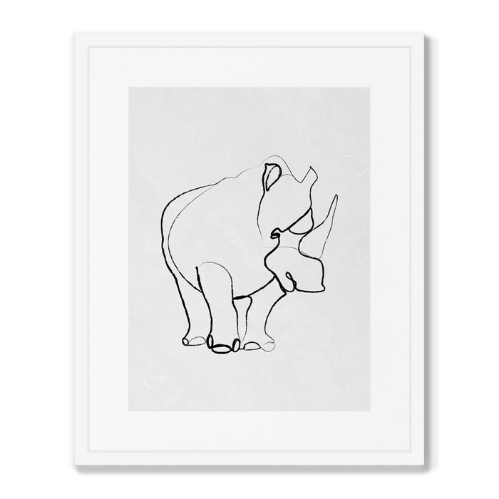 Репродукция картины в раме Rhino - купить Картины по цене 8199.0