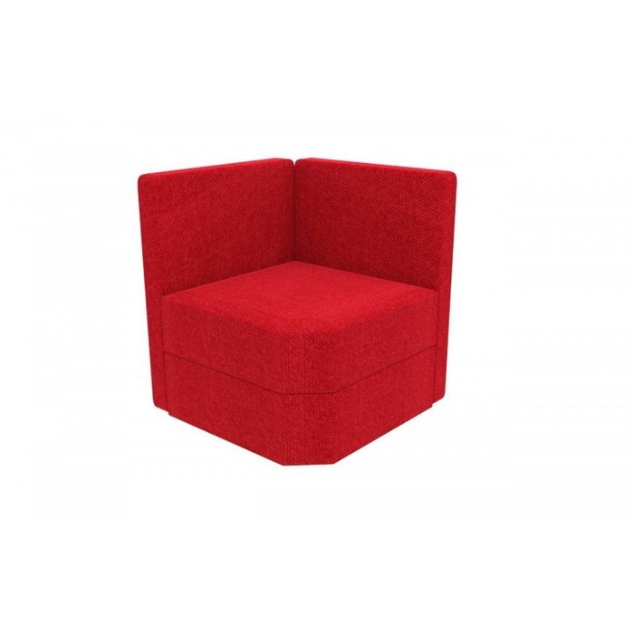 Угловое кресло Норд красного цвета