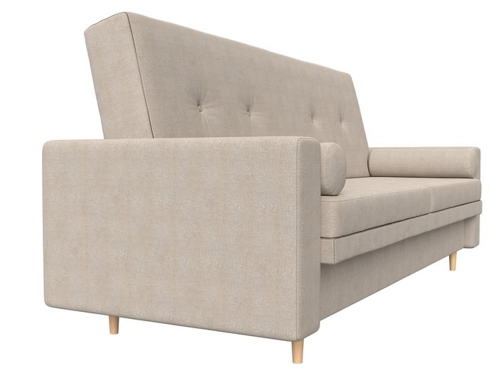 Прямой диван-кровать Белфаст бежевого цвета (книжка) - лучшие Прямые диваны в INMYROOM