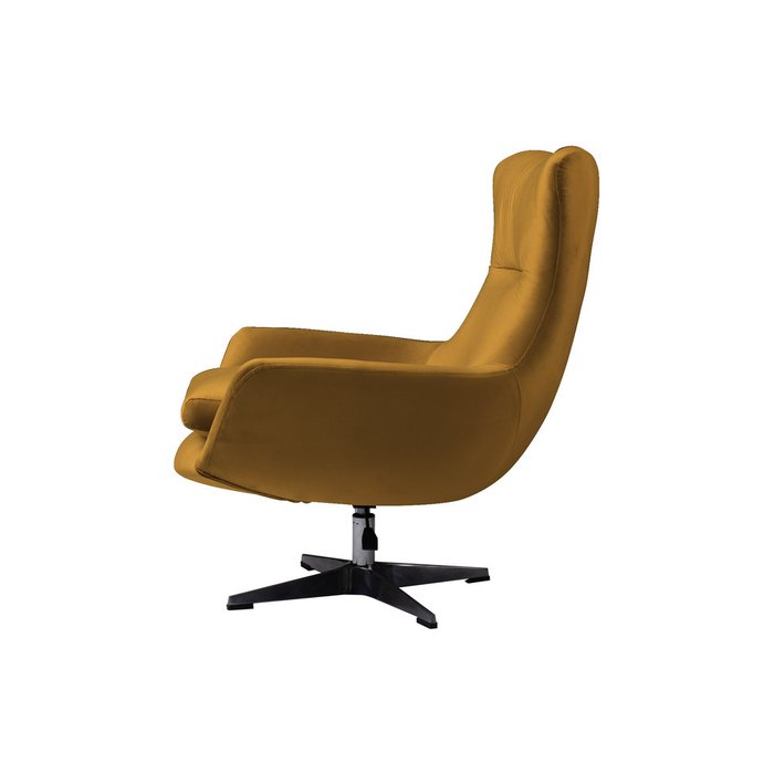 Кресло Pearl горчичного цвета - купить Интерьерные кресла по цене 56900.0