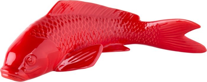 Декор из керамики Mirror Fish red big