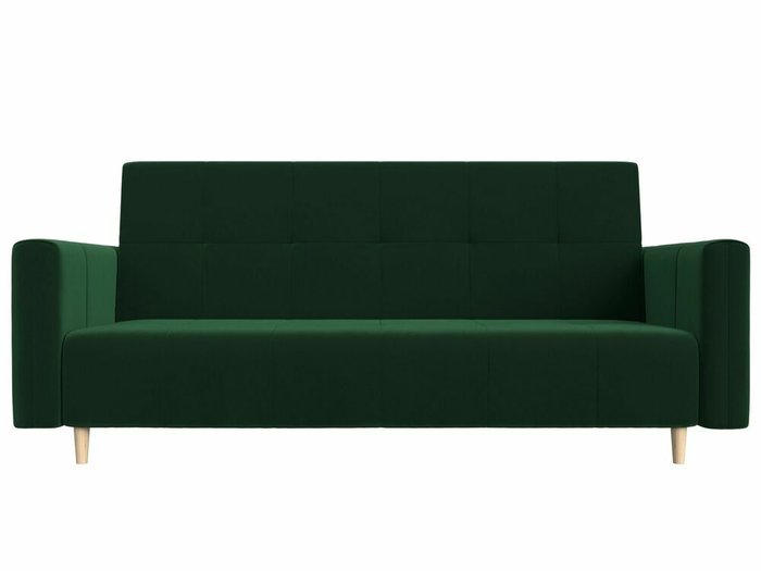 Прямой диван-кровать Вест зеленого цвета - купить Прямые диваны по цене 28999.0
