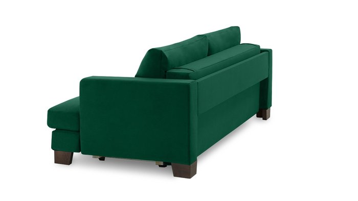 Прямой диван-кровать Марсель изумрудного цвета - лучшие Прямые диваны в INMYROOM