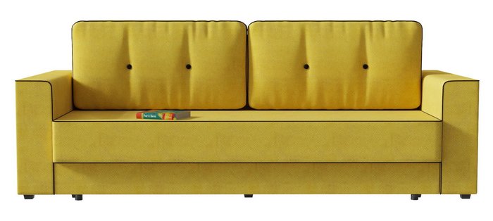 Диван-кровать Принстон (Сильвио)  Yellow желтого цвета - купить Прямые диваны по цене 38965.0