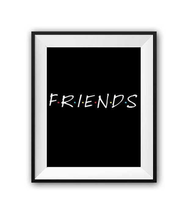 Постер "Friends" А3 - купить Принты по цене 2500.0 Постер "Friends" А3 - купить Принты по цене 2500.0