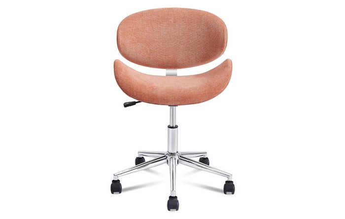 Кресло Miranda кораллового цвета - купить Офисные кресла по цене 18340.0
