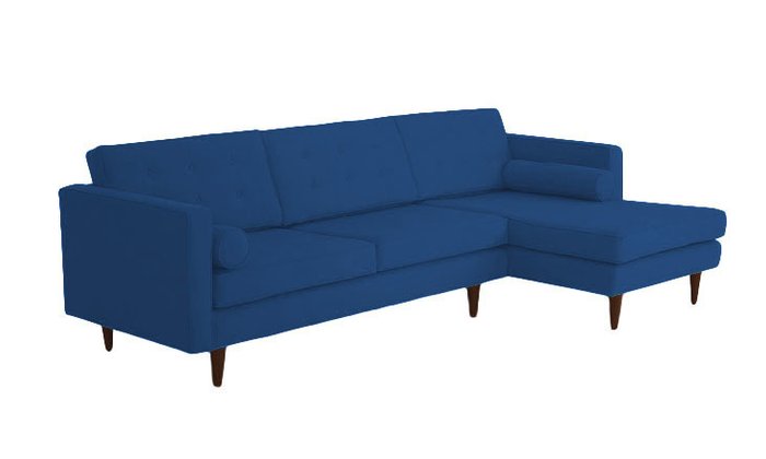 Диван Hygge Sectional синего цвета - лучшие Угловые диваны в INMYROOM