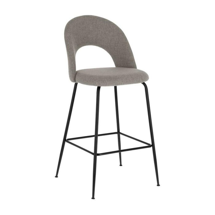Барный стул Mahalia light grey серого цвета