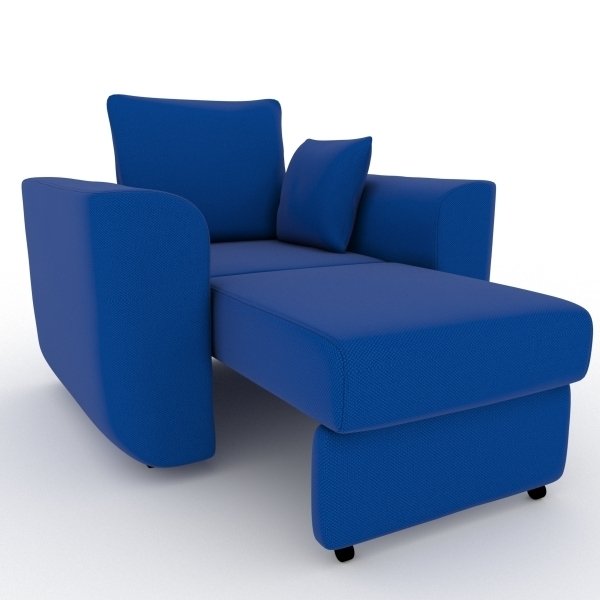 Кресло-кровать Stamford синего цвета - купить Интерьерные кресла по цене 9700.0