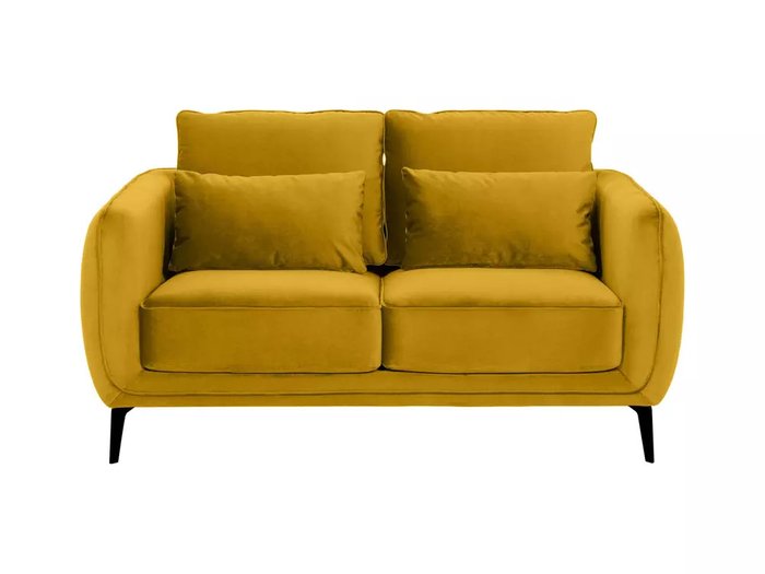 Диван Amsterdam желтого цвета - купить Прямые диваны по цене 69930.0