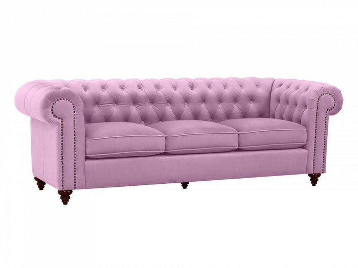 Диван Chester Classic лилового цвета - купить Прямые диваны по цене 106830.0