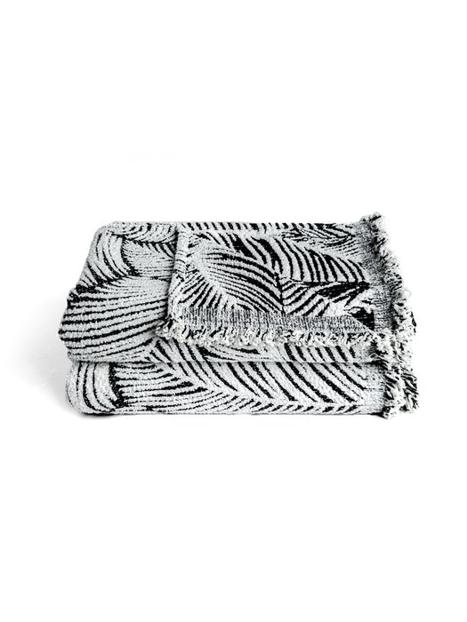 Покрывало Dmi softness elfe 180x230 бело-черного цвета