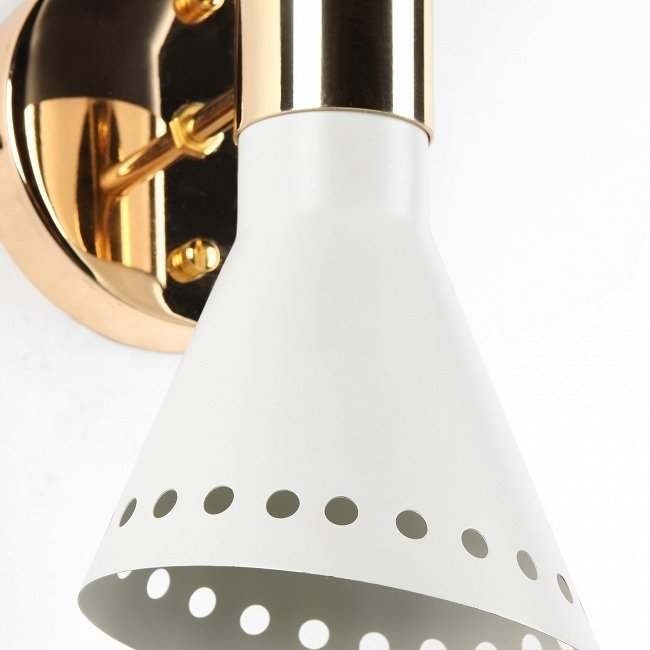 Настенный светильник "Two-headed Stilnovo" из металла и стали  - купить Бра и настенные светильники по цене 13081.0