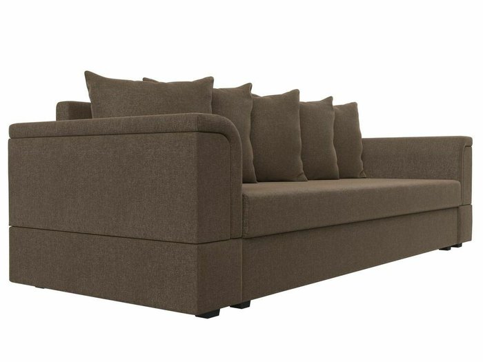 Диван-кровать Лига 005 коричневого цвета  - лучшие Прямые диваны в INMYROOM