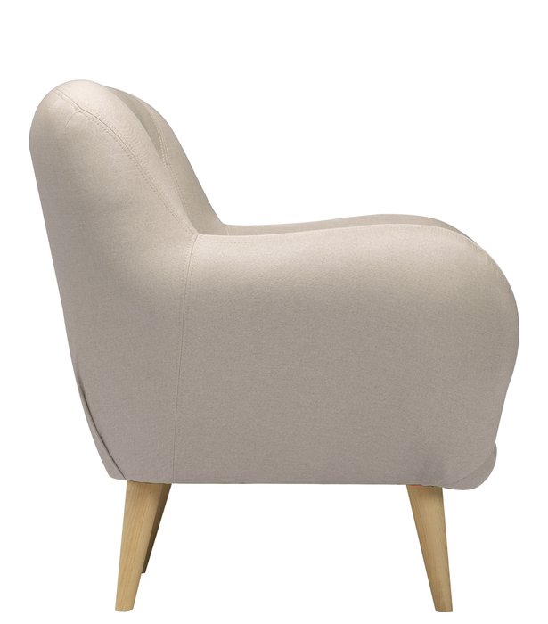Кресло Элефант светло-бежевого цвета - лучшие Интерьерные кресла в INMYROOM
