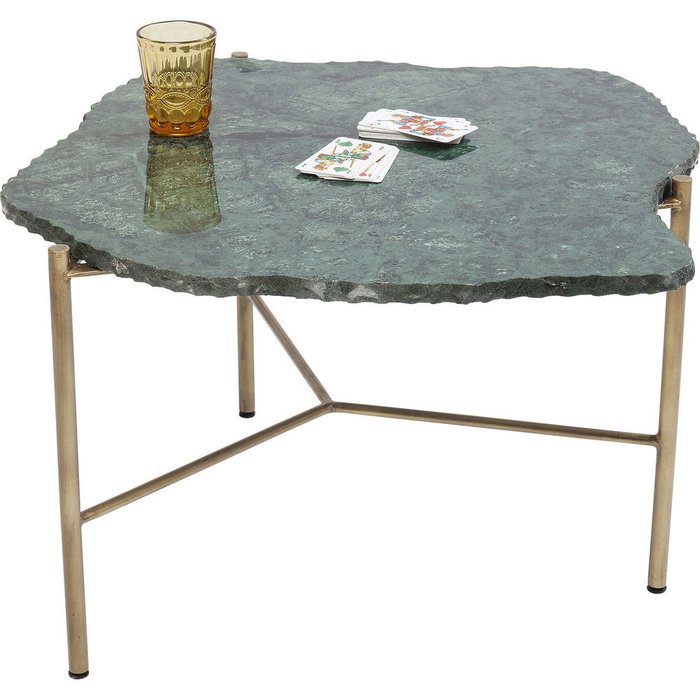 Столик кофейный Piedra с зеленой столешницей - купить Кофейные столики по цене 94510.0
