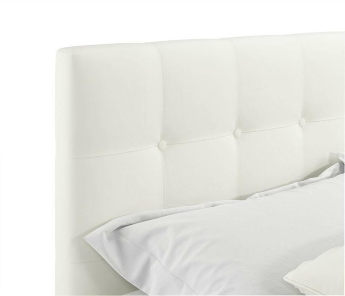 Кровать Selesta 120х200 молочного цвета - лучшие Кровати для спальни в INMYROOM