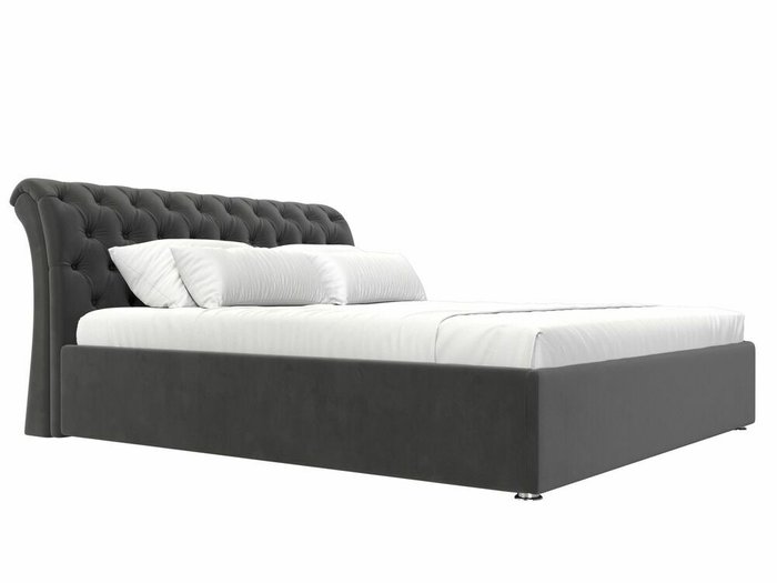 Кровать Сицилия 160х200 серого цвета с подъемным механизмом - лучшие Кровати для спальни в INMYROOM