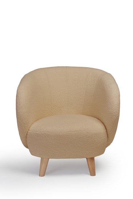 Кресло Мод темно-бежевого цвета - купить Интерьерные кресла по цене 22120.0