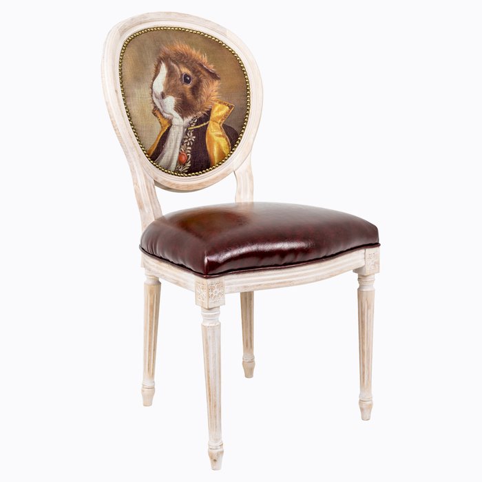 Стул Музейный экспонат версия 19 с сидением из экокожи - купить Обеденные стулья по цене 29000.0