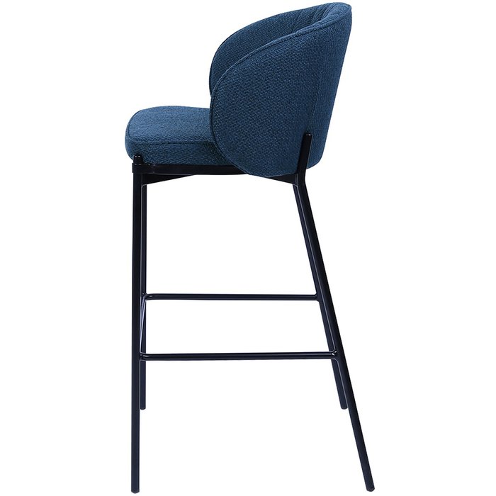 Стул барный Milan темно-синего цвета - лучшие Барные стулья в INMYROOM