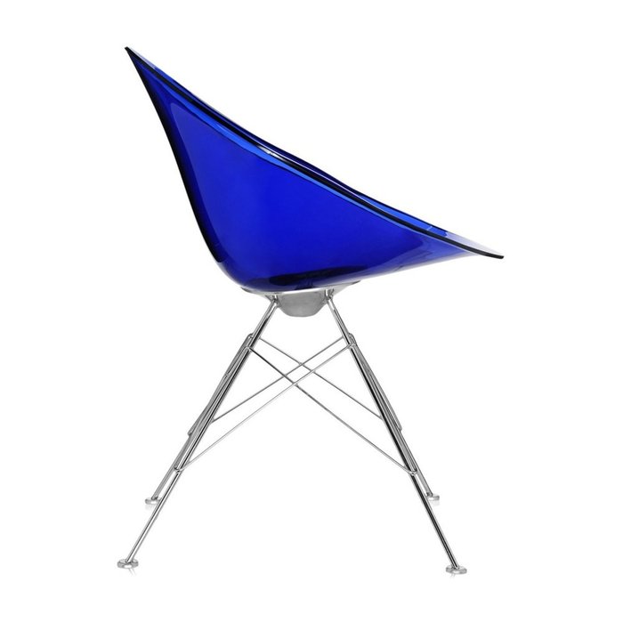 Стул Ero синего цвета - лучшие Обеденные стулья в INMYROOM